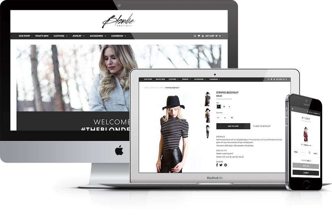 Blondie Boutique Website